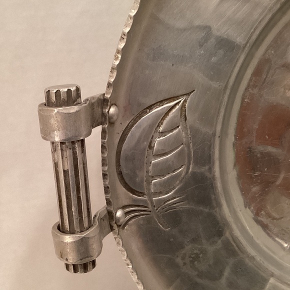 Buenilum Hand Wrought Aluminum Handled Tray - Picture 3 of 6